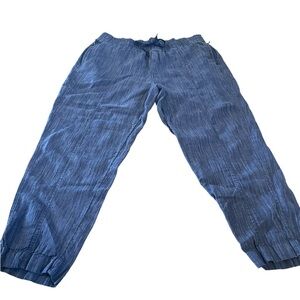 Athleta Cabo Linen Textured Pant- 10/XL